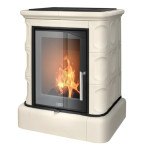 Kachlová kamna ABX Marina exklusive, kachlový sokl, Písková